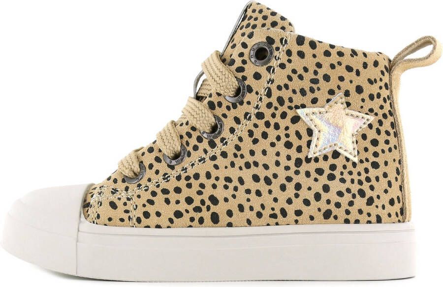 Shoesme Sneakers | | Beige Dots | Leer