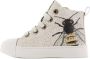 Shoesme Beige Meisjes Leer Printopdruk 25 Sneakers - Thumbnail 3