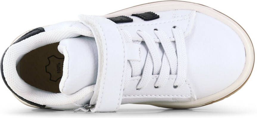 Shoesme Sneakers White Black Sportvoering