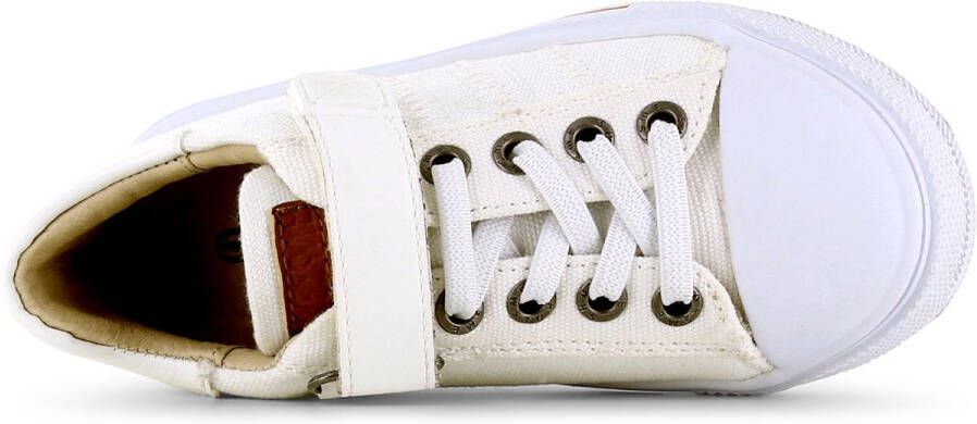 Shoesme Sneakers Meisjes jongens WHITE Leer