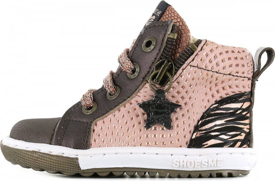 Shoesme Sneakers | Meisjes | Pink Bronze | Leer