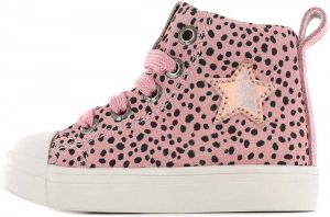 Shoesme Sneakers | | Pink Dots | Leer |