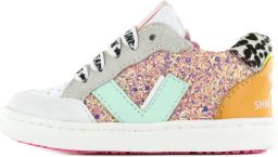 Shoesme Veterschoenen Ur22s043-f Pink Orange Green Rose
