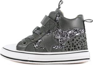 Shoesme Sneakers | Meisjes | silver grey | Leer |