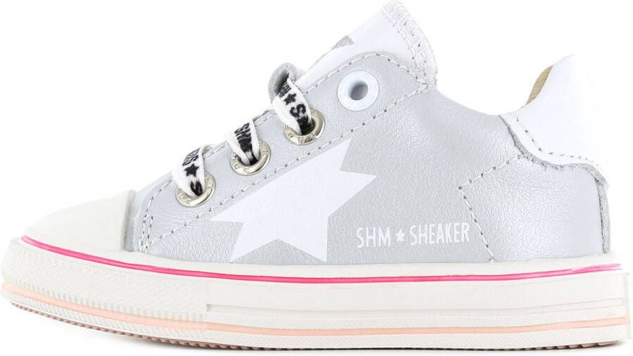 Shoesme Sneakers | Meisjes | Silver | Leer