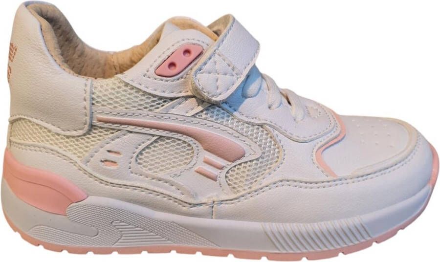 Shoesme Sneakers Meisjes white Pink Leer