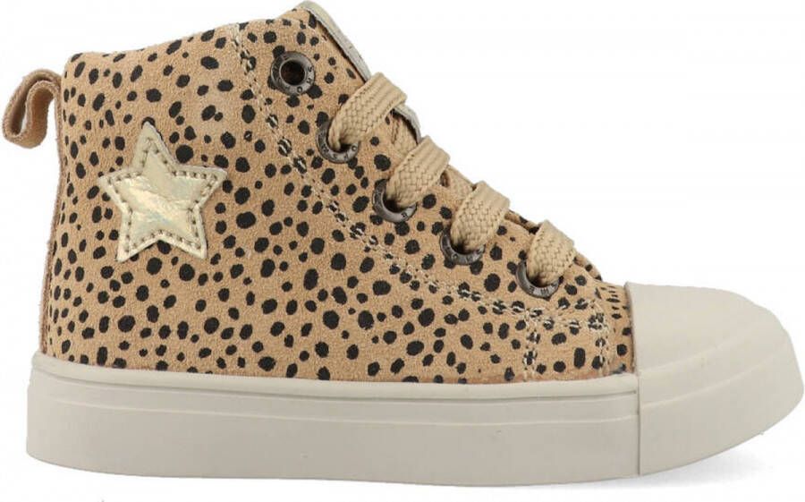 Shoesme Sneakers | | Beige Dots | Leer