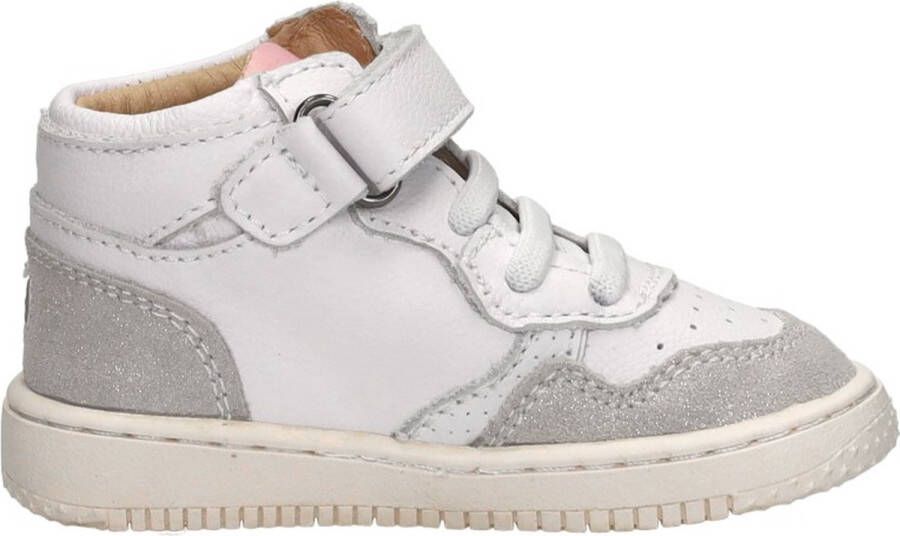 Shoesme Bn24s008 Hoge sneakers Leren Sneaker Wit