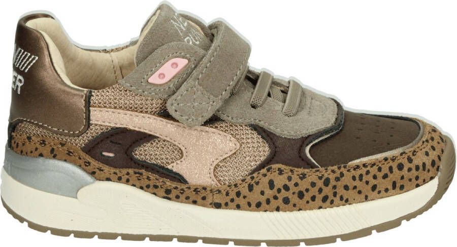 Shoesme leren sneakers brons zwart Meisjes Leer Meerkleurig 24 - Foto 2