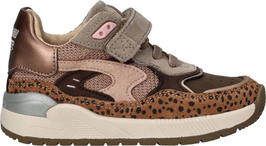 Shoesme leren sneakers brons zwart Meisjes Leer Meerkleurig 32 - Foto 5