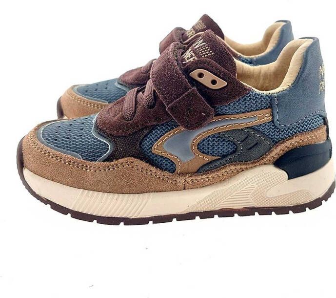 Shoesme ST25W008 sneaker bruin combi