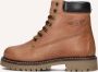Shoesme Ti23w120 Veterboots Laarzen Met Veters Jongens Kids Cognac - Thumbnail 6