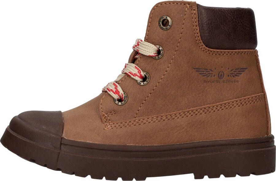 Shoesme Veterboot Jongens Cognac