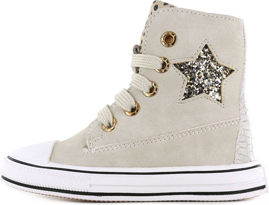 Shoesme Veterschoenen Meisjes BEIGE Leer