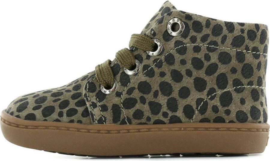 Shoesme Veterschoenen | Meisjes | Brown Dots | Leer