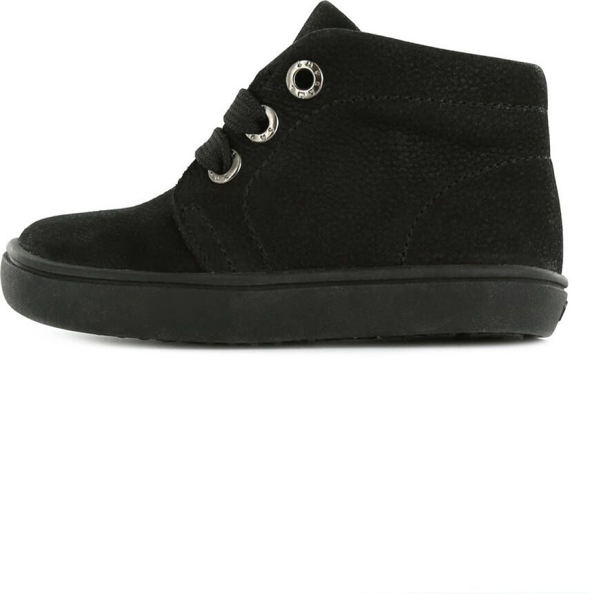 Shoesme Veterschoenen Meisjes jongens Black Leer