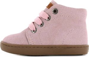 Shoesme Veterschoenen | Meisjes | Old Pink | Leer