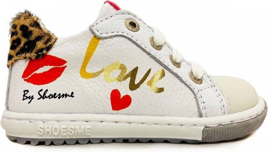 Shoesme Extreme Flex Veterschoen Wit multi colour