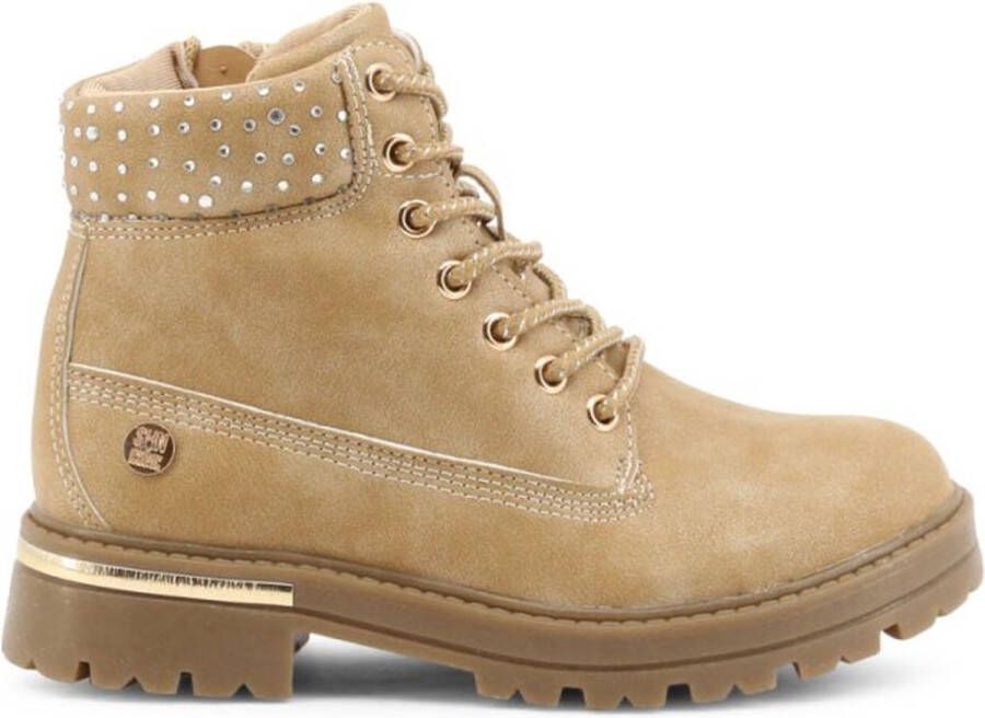 Shone Schoenen Enkel laarzen 18004-023-BEIGE Meisje tan