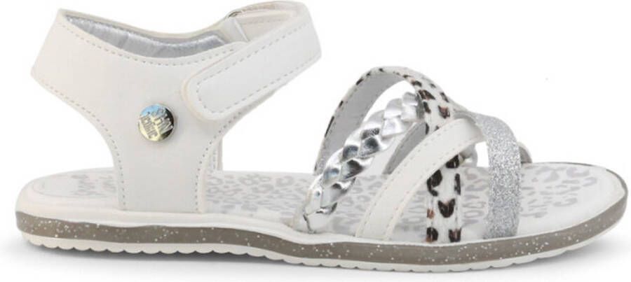 Shone Schoenen Sandalen 7193-021-WHITE Kinderen white silver