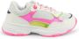 Shone Schoenen Sportschoenen 2007-001_GREY-FUCSIA Kinderen white hotpink - Thumbnail 1