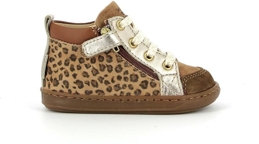 Shoo Pom Baby meisjes sportschoenen Bouba bi zip goat leopard