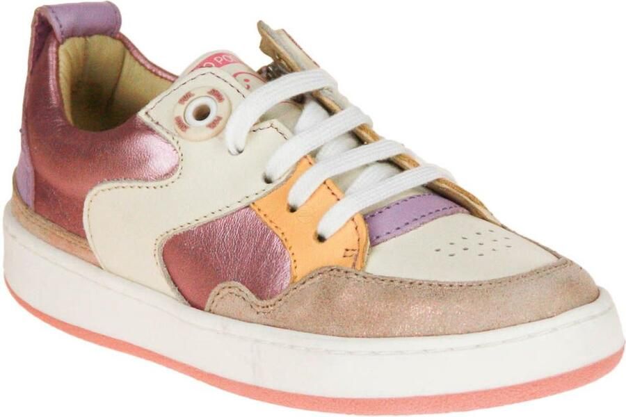 Shoo Pom Shoopom Teams New Lace Sneaker Zilver-Roze