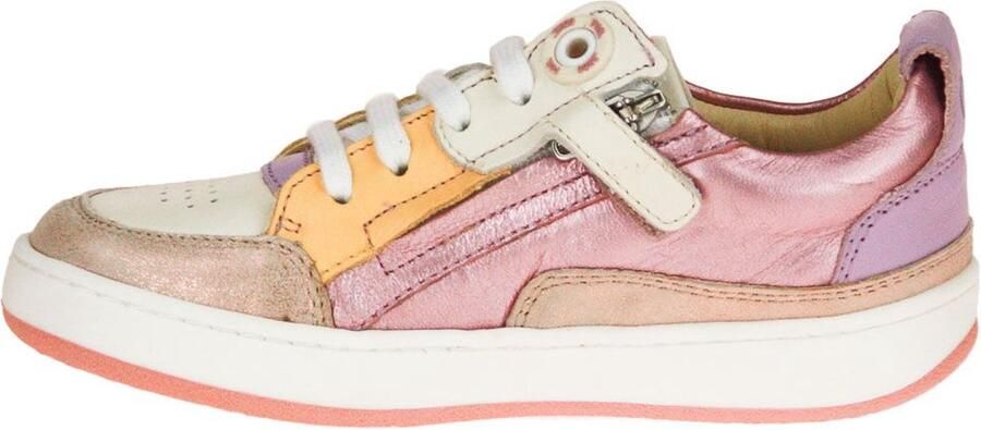 Shoo Pom Shoopom Teams New Lace Sneaker Zilver-Roze