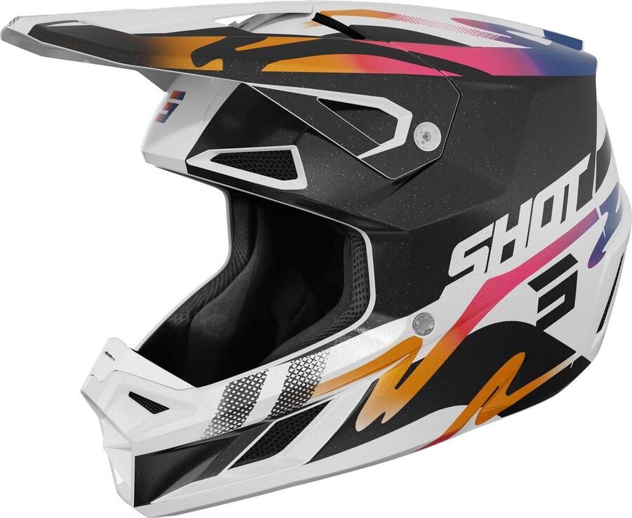 SHOT RACE GEAR Speed Wave Offroadhelm Grijs