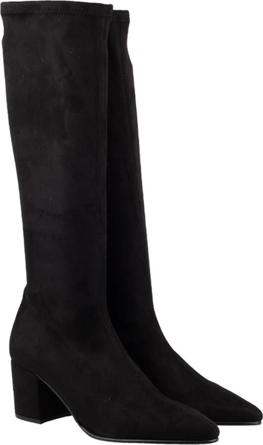 SÌ di SERGIO Si di Sergio art. VINCE suedine stretch knielaars zwart black
