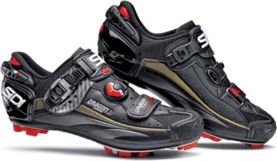 Sidi Dragon 3 Mountainbikeschoenen Carbon SRS Vernice zwart