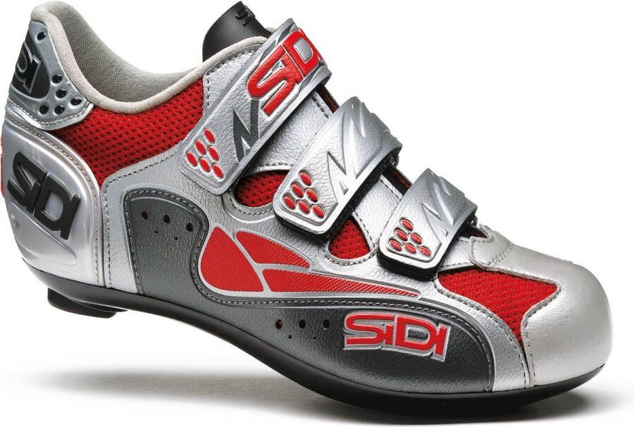 Sidi Iron fietsschoen rood silver