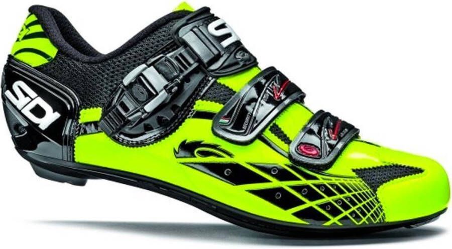 Sidi Laser racefietsschoen zwart fluo geel