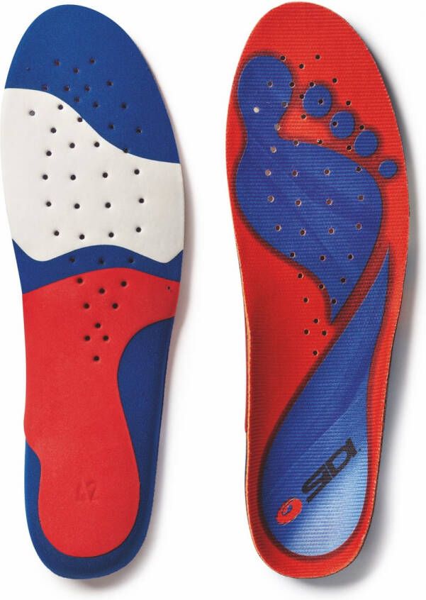 Sidi Inlegzool Rood Blauw Unisex Memory Insole (98) Red Blue