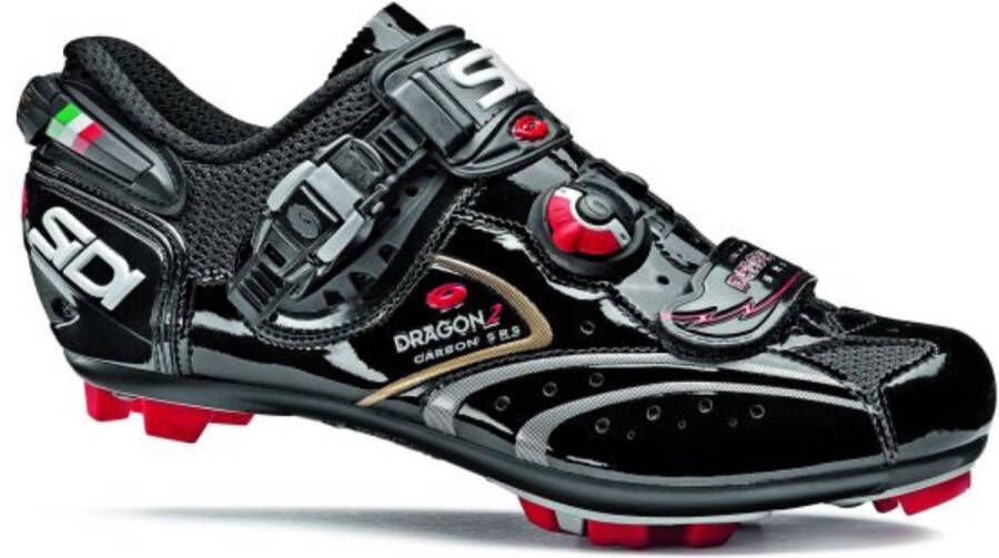 Sidi Scarpe Dragon 2 Mountainbikeschoenen Black vernice