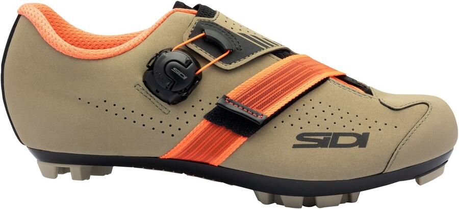 Sidi Aertis Dames Fietsschoenen Microvezel suède Firmor ondersteuning Nylon zool Loopcomfort Sand