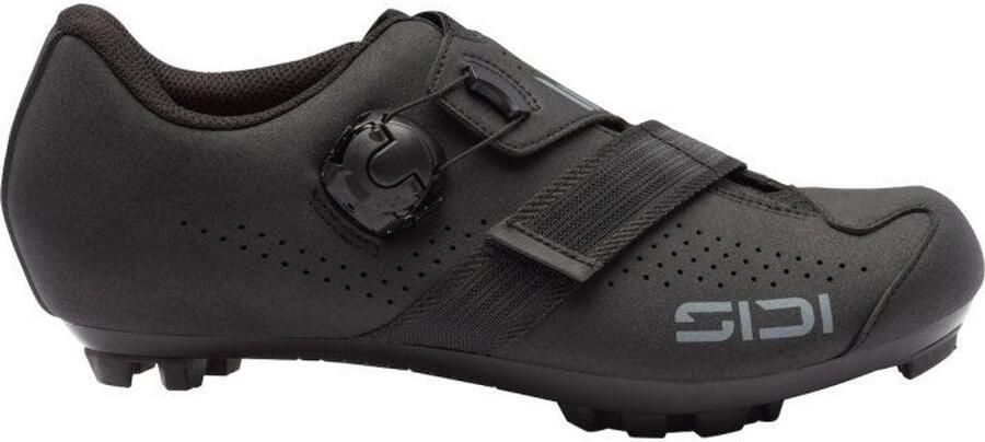 Sidi Aertis Wielrenschoenen Lifestyle fietsschoen Suède constructie Firmor ondersteuning Heren Zwart