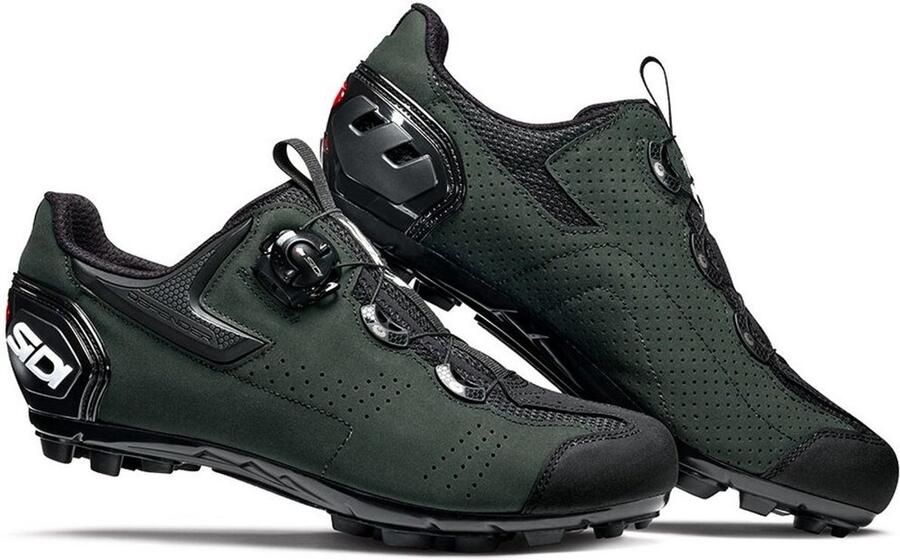 Sidi Fahrradschuhe Gravel Black Dark Green 96437 Grün