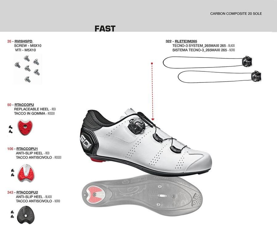 Sidi Fast Raceschoenen Zwart Man - Foto 2