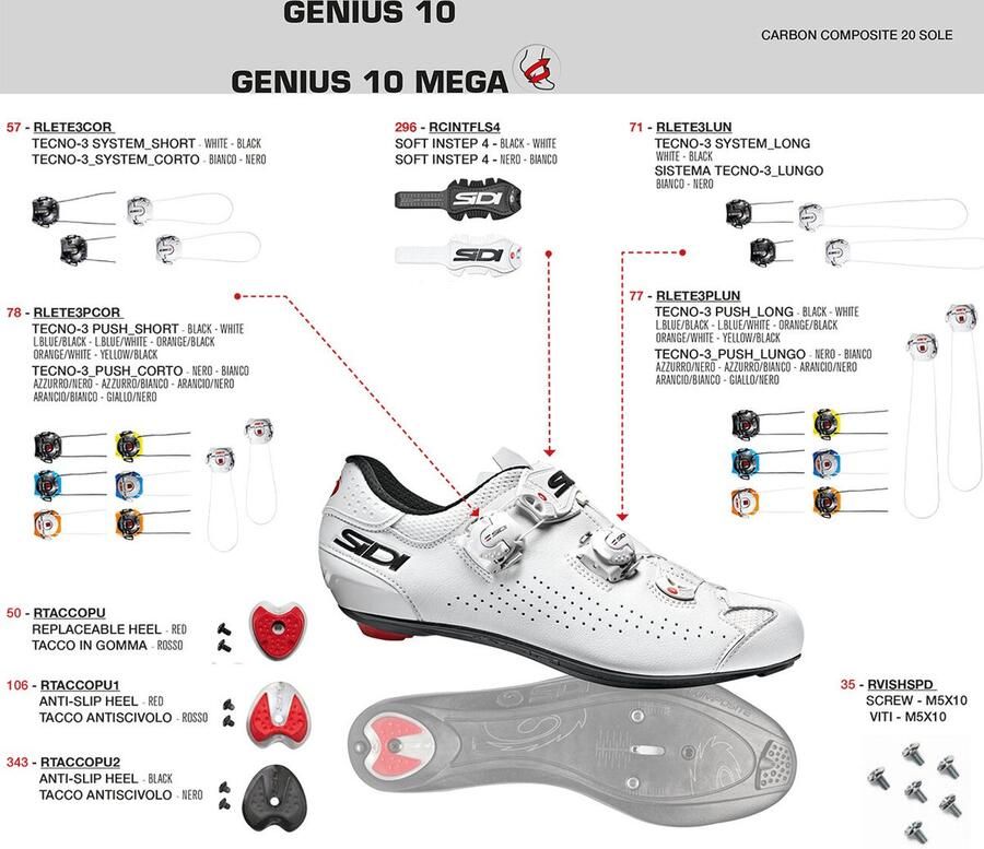 Sidi Geni Raceschoenen Wit Man - Foto 2