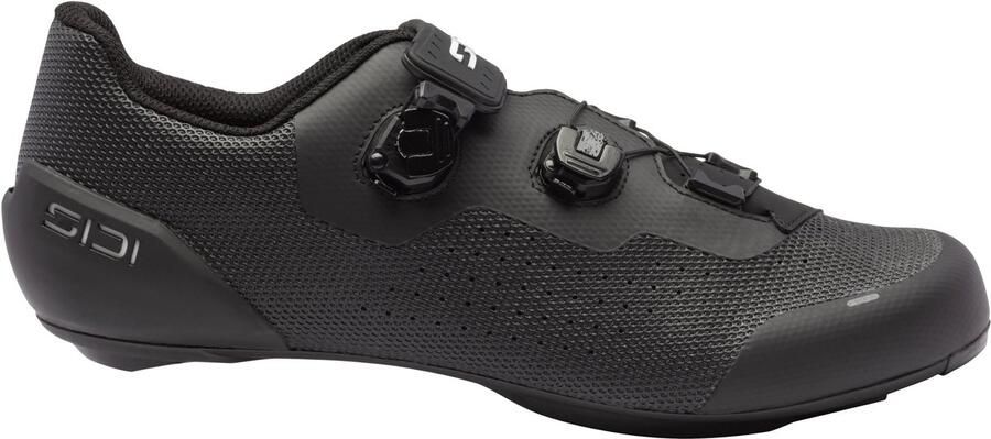 Sidi Genius X Fietsschoenen Heren Carbon Composite Zool Microvezel Dubbele Draaisluiting Zwart