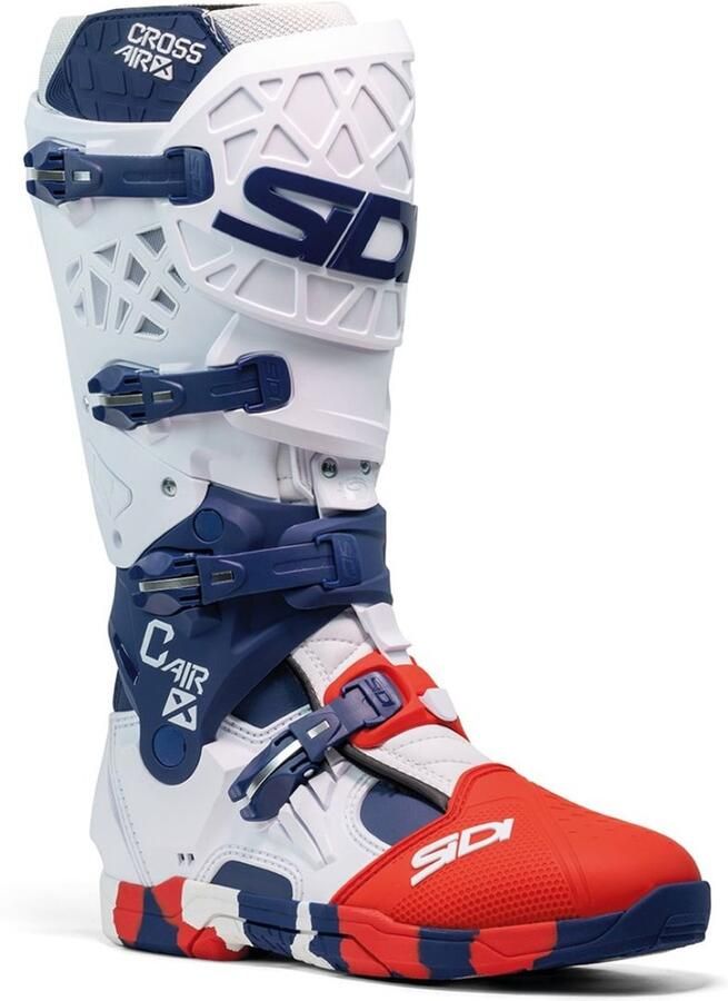 Sidi Motorrad Offroad Stiefel Crossair X 52395 White-Navy-Red