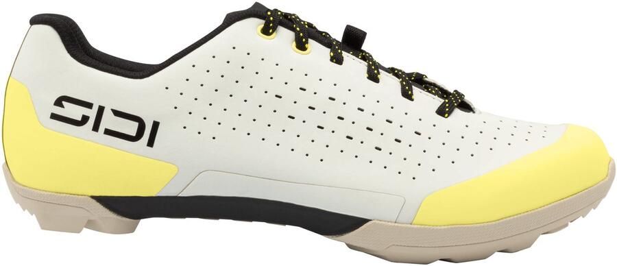 Sidi Schoen Asper Laces Ice White Bright Yellow