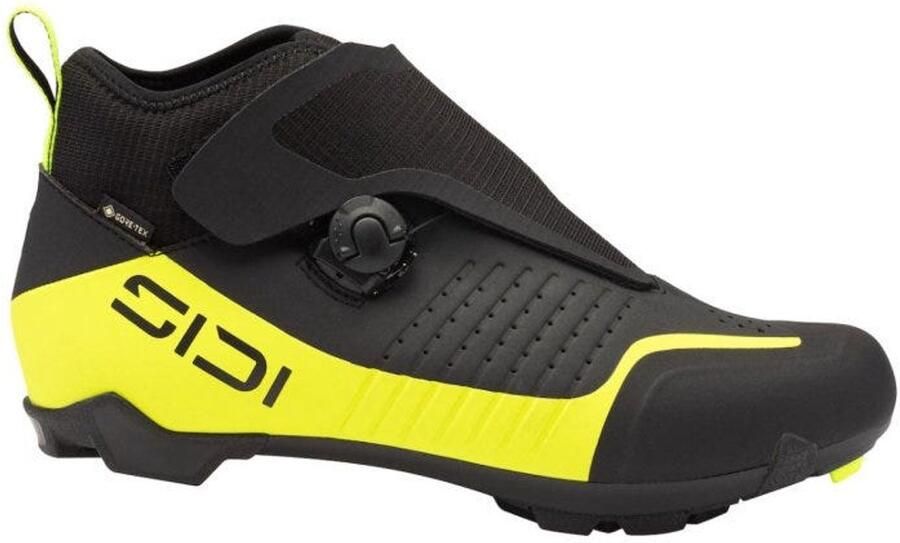 Sidi Hiemx Fietsschoen Koude wegschoen GORE-TEX Fleece voering Draaisloten Firmor ondersteuning Heren Zwart