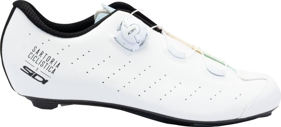 Sidi Laghee Sprint Fietsschoen Wielrenschoen Wit Heren Strak design Snel instelbaar