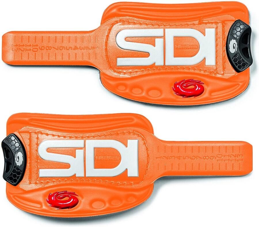 Sidi Soft Instep 3 Fietsschoen onderdelen Wreefsluiting vervangingsonderdeel Tecno 3 sluitsysteem Oranje Wit Ergonomisch