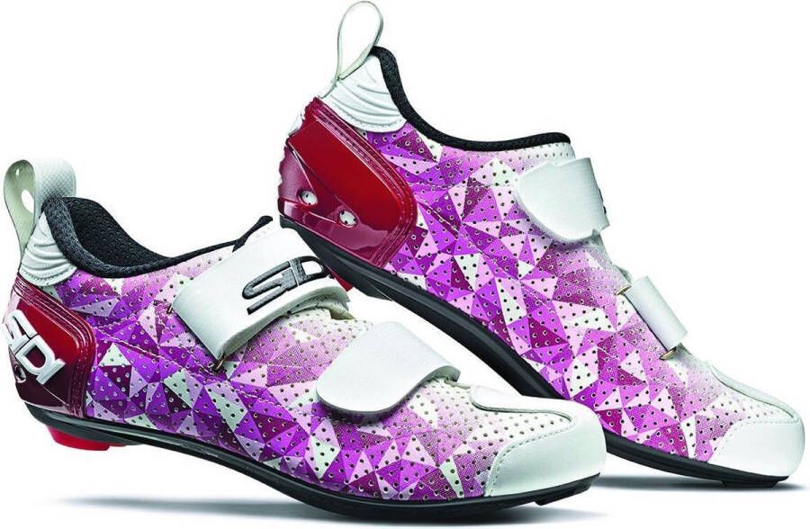 Sidi T-5 Air Carbon Composite Women Rose Jester Red White