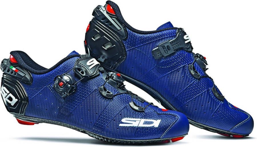 Sidi Wire 2 Carbon Schoenen Heren blauw zwart Schoen