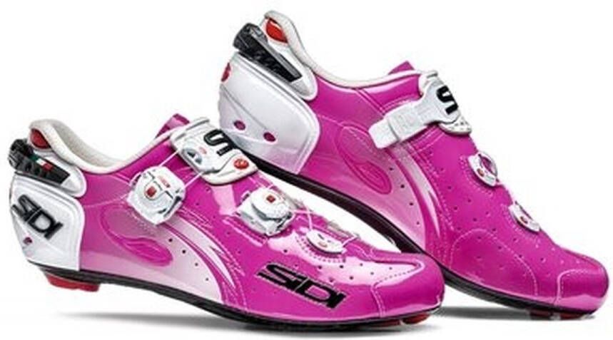 Sidi Wire Carbon Lucido Fuxia Race Fietsschoen Tecno