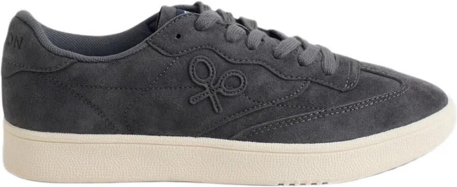 SILBON Casual Split Suede Schoenen Grijs Man